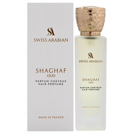 Swiss Arabian Perfume Shaghaf Oud Tonka Eau de Parfum Hair Mist 50 ml, Fragancia Gourmand con Almendra, Flor de Azahar, Rosa Turca y Vainilla
